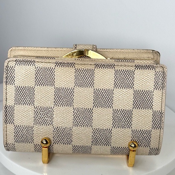 Louis Vuitton Damier Azur Port Monnaie Kisslock Wallet - Picture 3 of 8